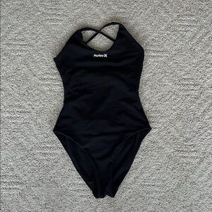 Hurley One Piece Tie Up Swimsuit